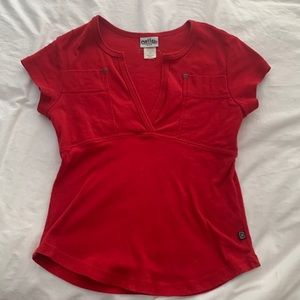 Outlaw vintage Y2K 90s Red Top